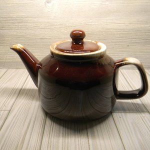 Vintage McCoy Brown Drip Glaze Teapot